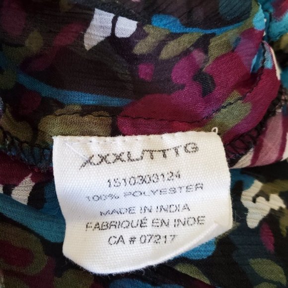 Warehouse One Cold Shoulder Blouse Size XXXL - Picture 4 of 6